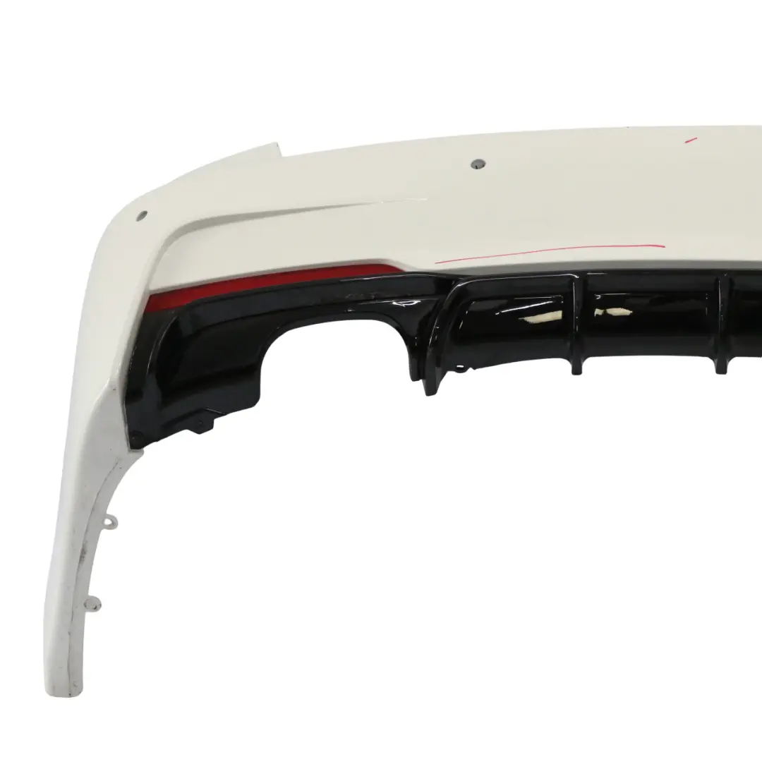 BMW F30 M Sport Rear Bumper Trim Panel PDC Alpinweiss 3 Alpine White - 300