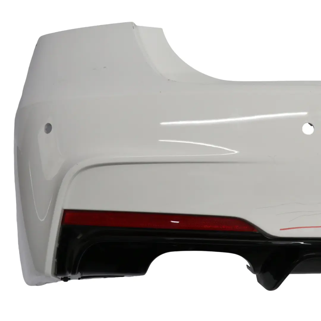 BMW F30 M Sport Rear Bumper Trim Panel PDC Alpinweiss 3 Alpine White - 300