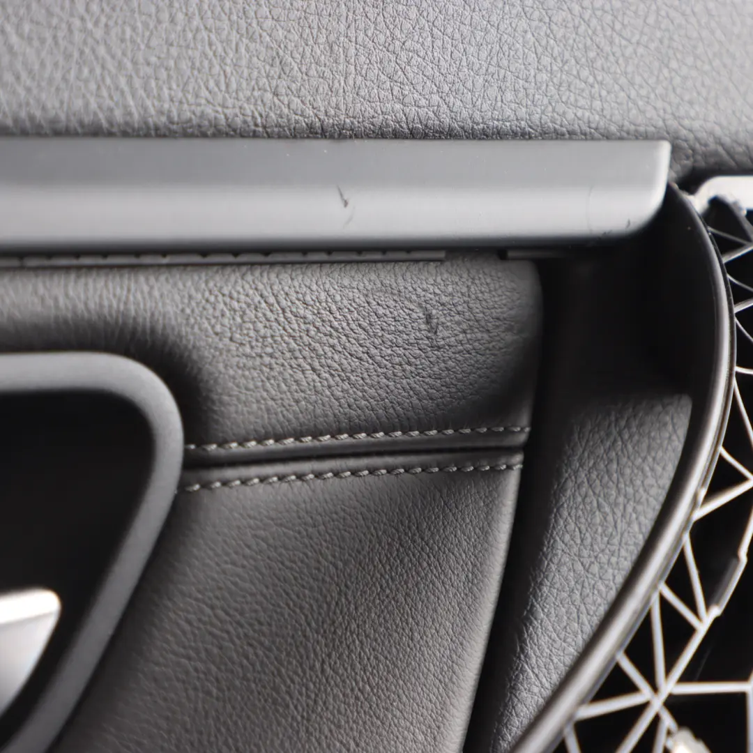 BMW F80 M3 Door Card Lining Panel Rear Left N/S Leather Merino Black 8057427