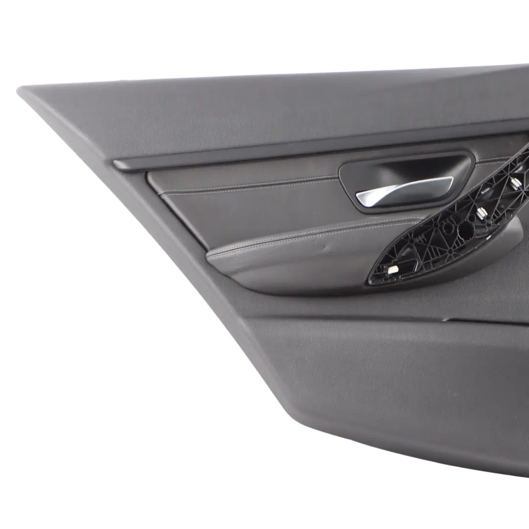 BMW F80 M3 Door Card Lining Panel Rear Left N/S Leather Merino Black 8057427