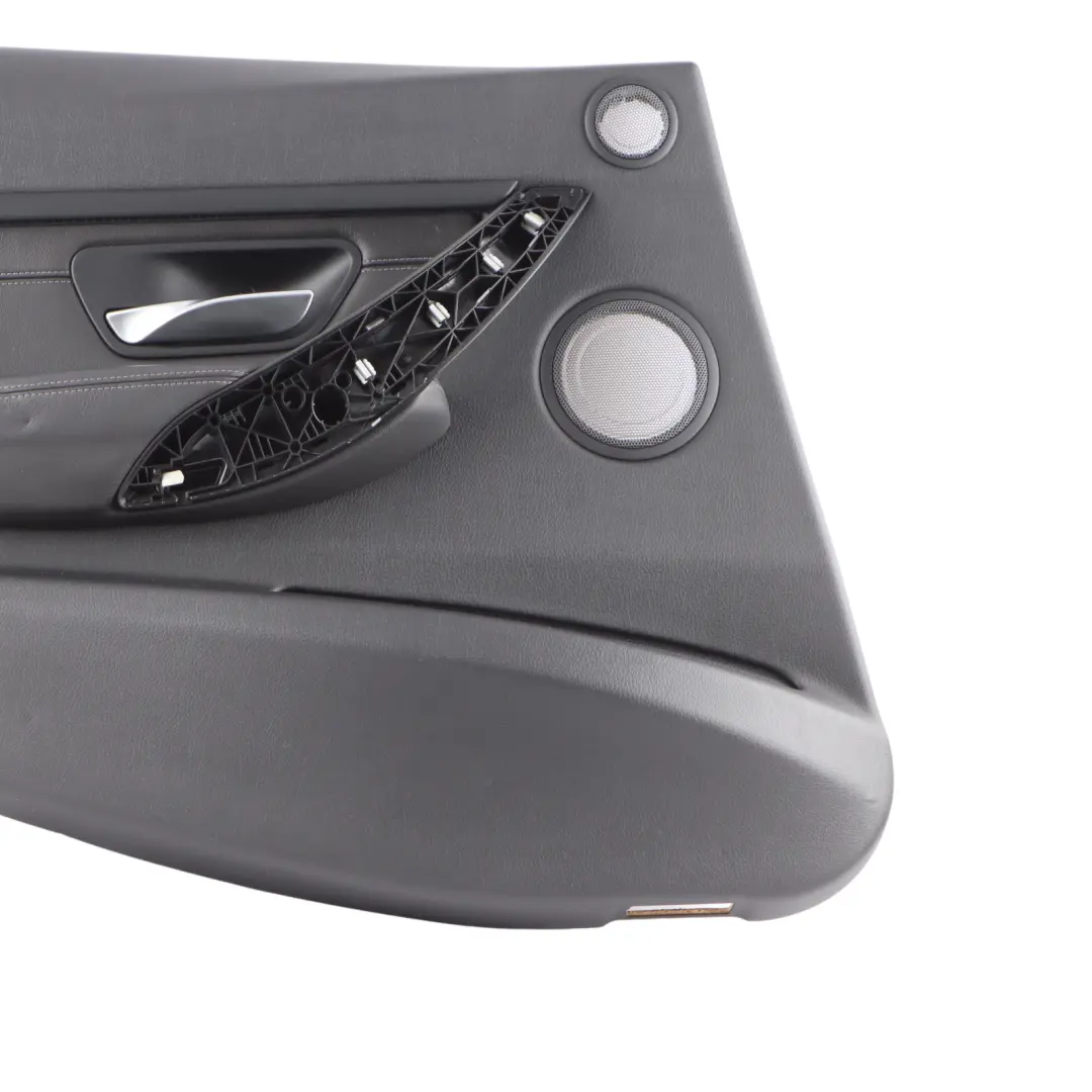 BMW F80 M3 Door Card Lining Panel Rear Left N/S Leather Merino Black 8057427