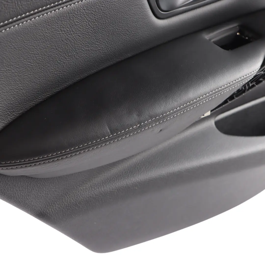 BMW F80 M3 Door Card Lining Panel Rear Left N/S Leather Merino Black 8057427