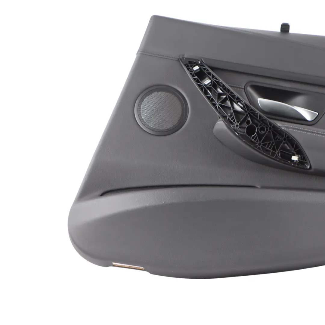 BMW F80 M3 Door Card Lining Panel Rear Right O/S Leather Merino Black 8057472