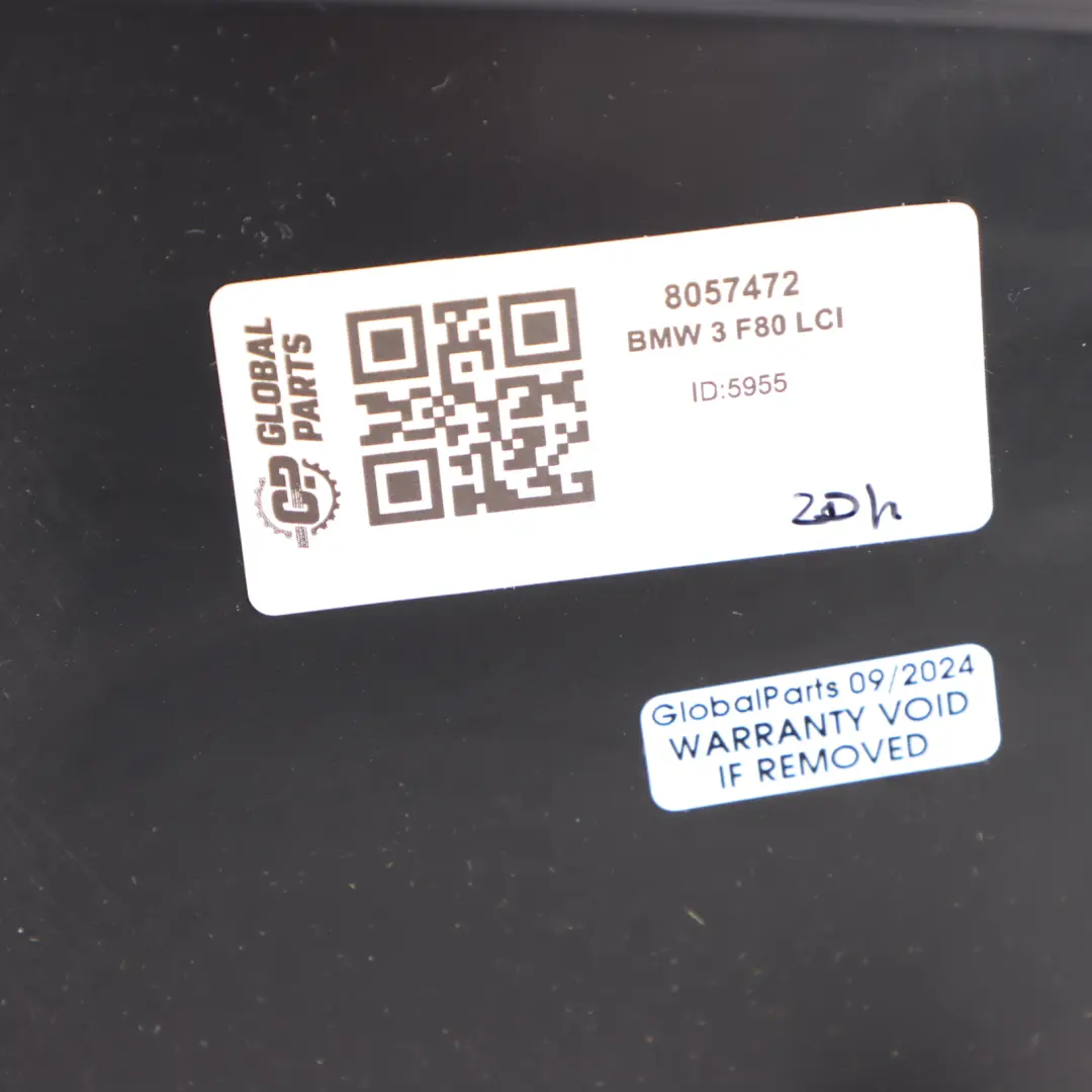 BMW F80 M3 Door Card Lining Panel Rear Right O/S Leather Merino Black 8057472