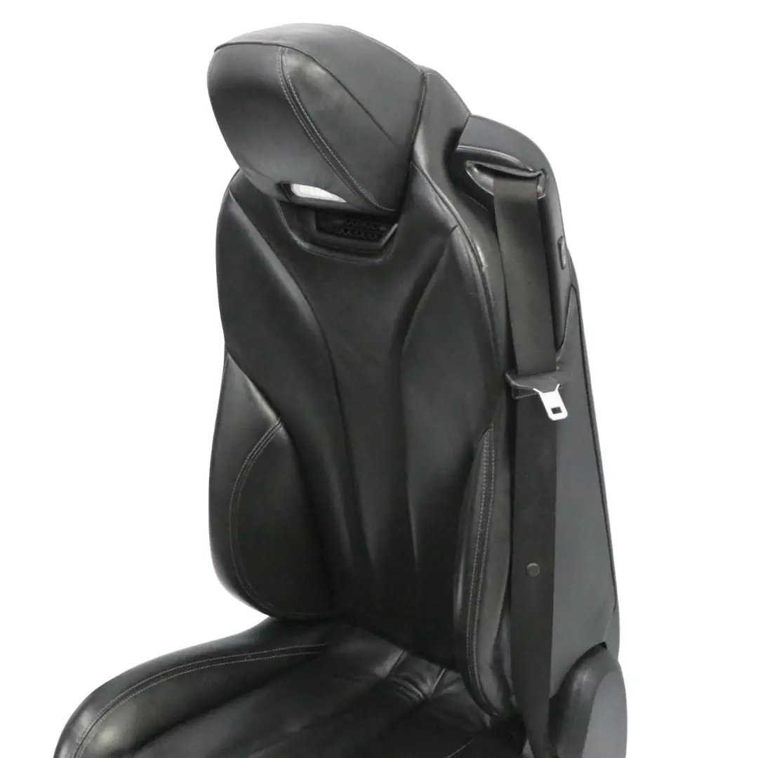 BMW F83 M4 Convertible Heated Front Left N/S Seat Leather Merino Black Memory