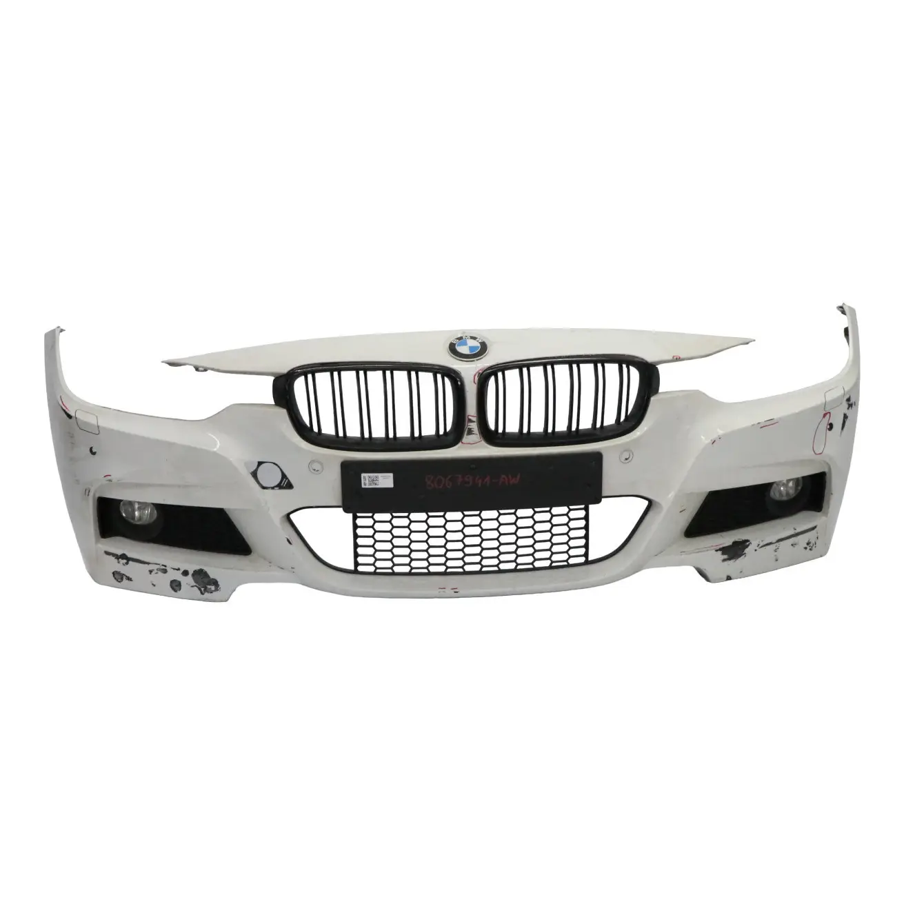 BMW F30 F31 Front Bumper M Sport Trim Panel Alpinweiss Alpine White 300