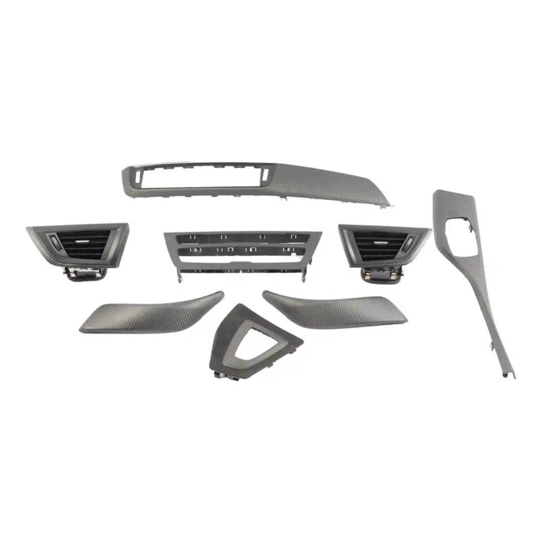 Trim Strip Set BMW F87 M2 LCI Cover Dashboard Centre Console Trim Cover Carbon