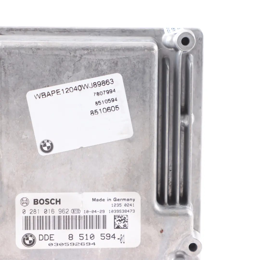 BMW X3 E83 LCI 2.0d N47 177HP Unidad Control Motor ECU DDE 8506373 Automático