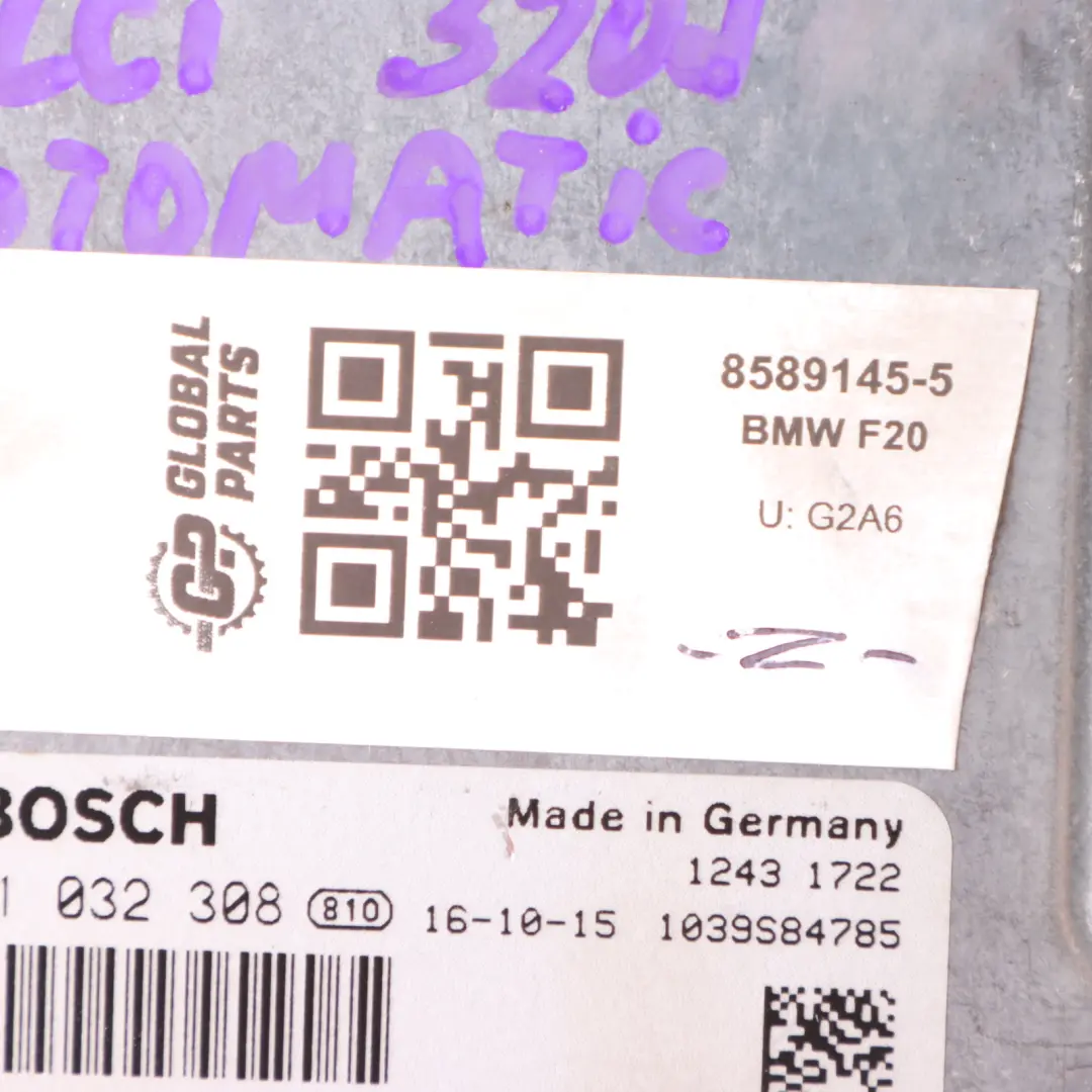 BMW F20 120d F30 320d LCI B47 190HP Engine Unit ECU Kit DDE 8589145 Key FEM