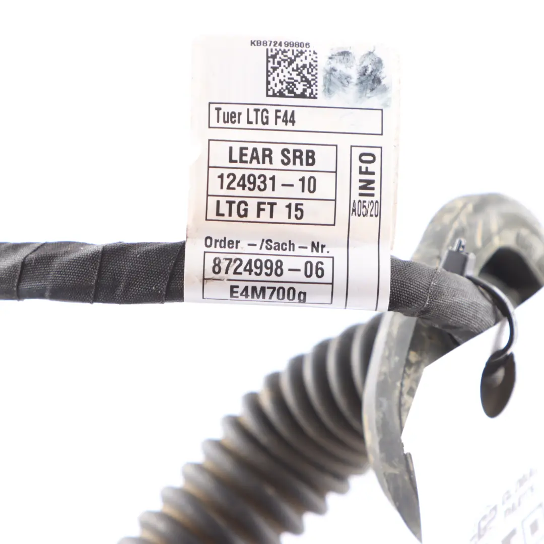 Door Wiring BMW F44 Gran Coupe Door Wiring Harness Loom Driver's Side 8725027