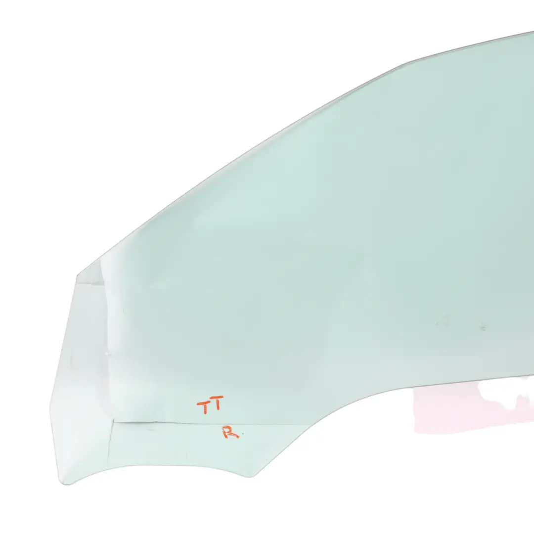 Audi TT 8J Door Window Glass Front Right O/S AS2 Green 8J7845202A