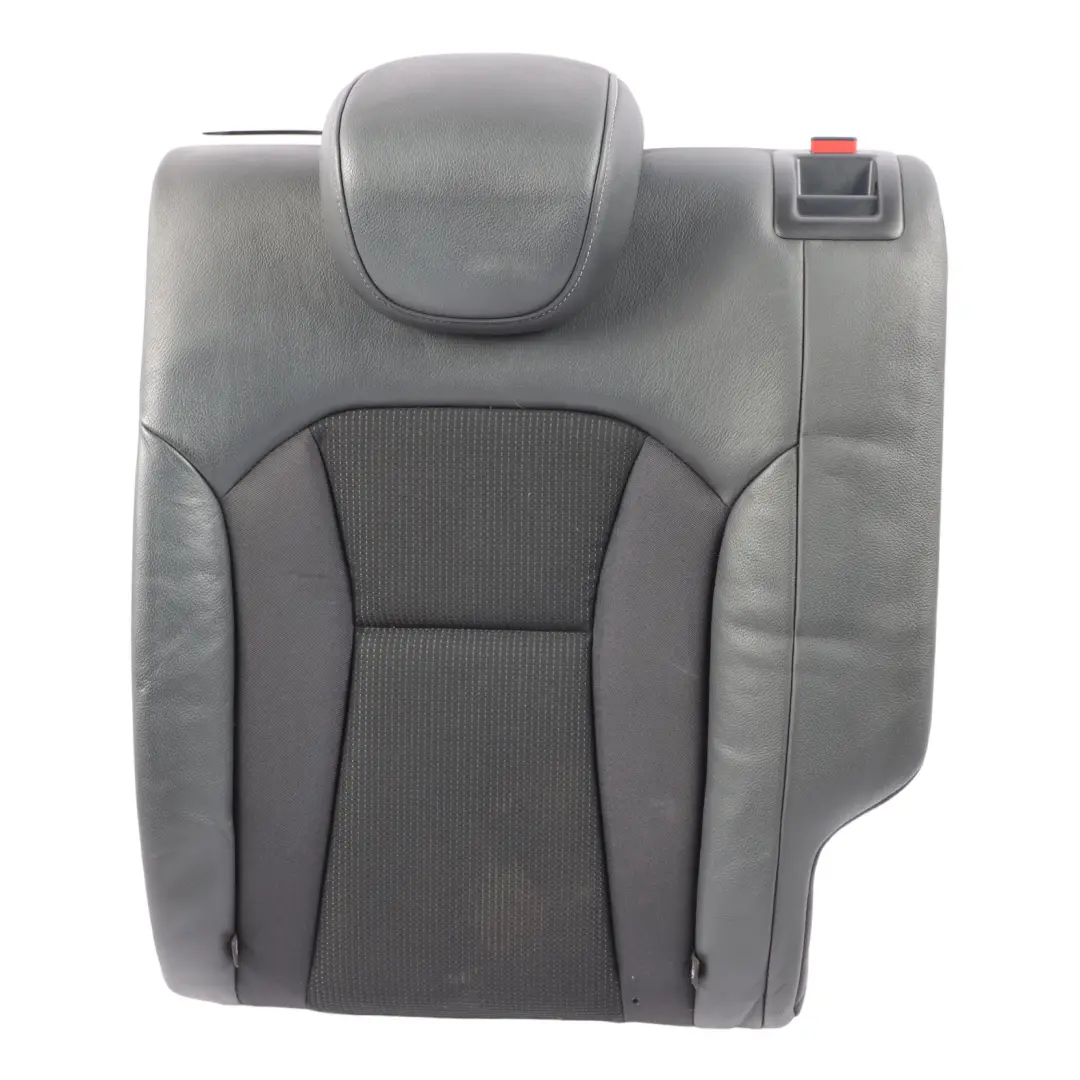 Audi A1 8X Seat Backrest Cover Rear Left N/S Black Leather Fabric 8X4885805A