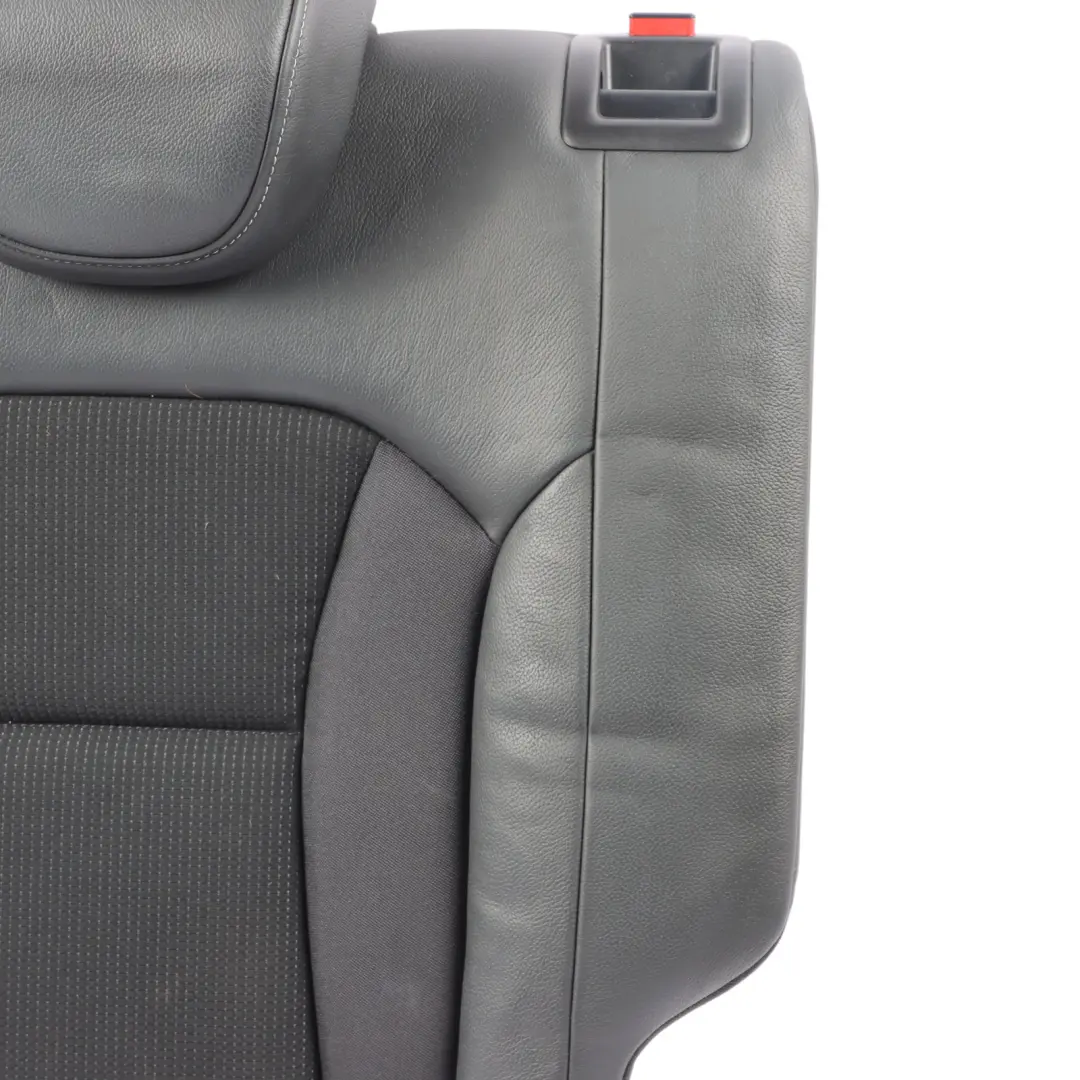 Audi A1 8X Seat Backrest Cover Rear Left N/S Black Leather Fabric 8X4885805A