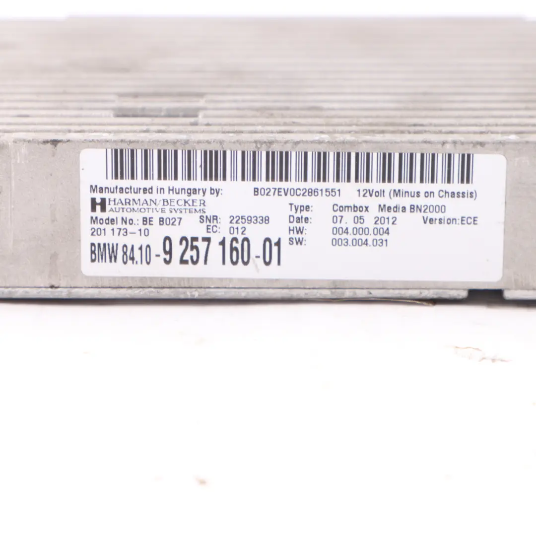 BMW E81 E87 E90 E91 LCI Bluetooth Combox Telematics Module 9257160