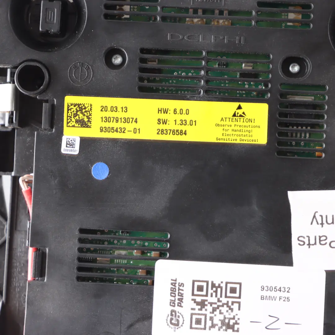 Front Interior Switch Panel Reading Lamp Black BMW F10 X3 F25 X4 F26 - SKU 9276230-4 - Part number 9305432