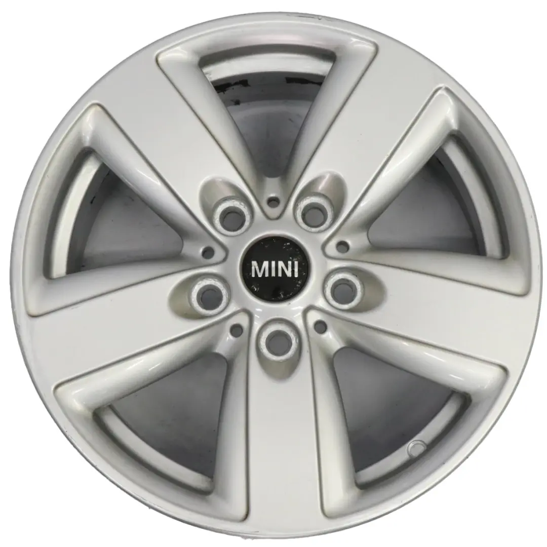 Mini R60 R61 Silver Llanta aleación 16" 6,5J ET:46 5 Star Air Spoke 140 9811729