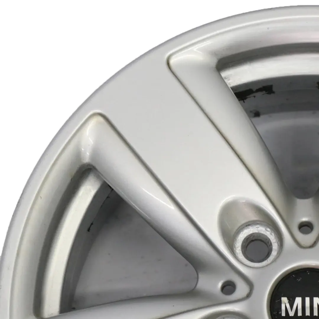 Mini R60 R61 Silver Llanta aleación 16" 6,5J ET:46 5 Star Air Spoke 140 9811729