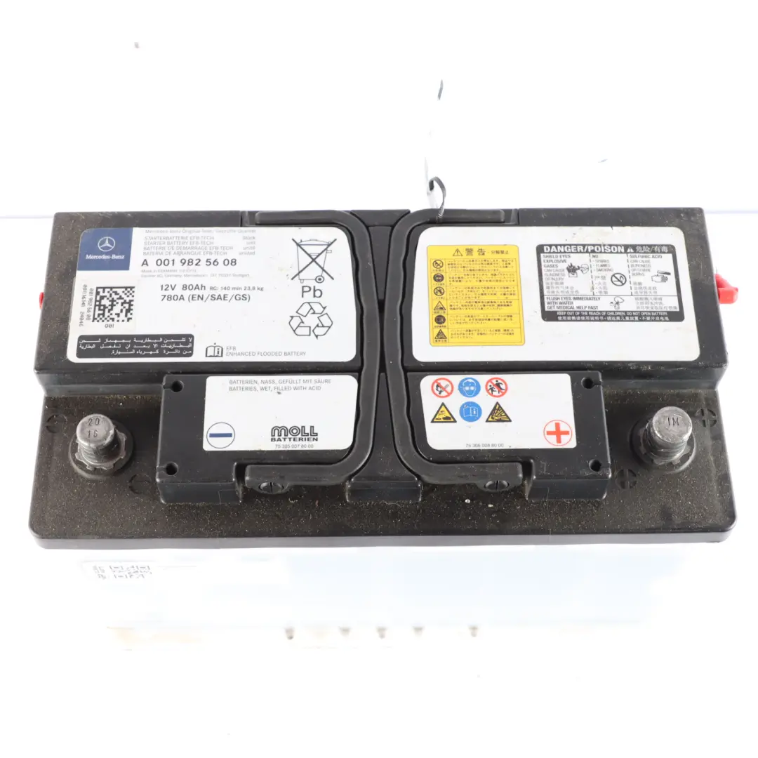 Mercedes C117 X156 W176 Battery 12V/80AH 780A Start Stop A0019825608