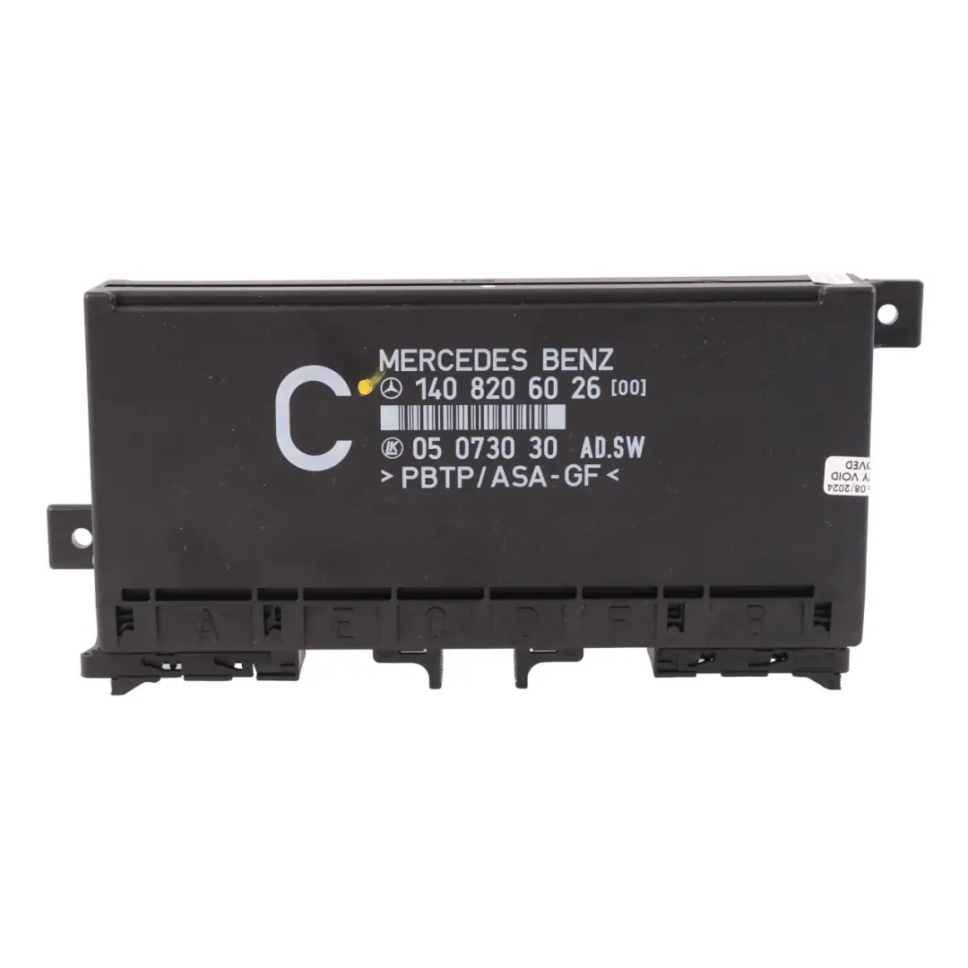 Mercedes C140 Confort Unidad Módulo Control ECU A1408206026