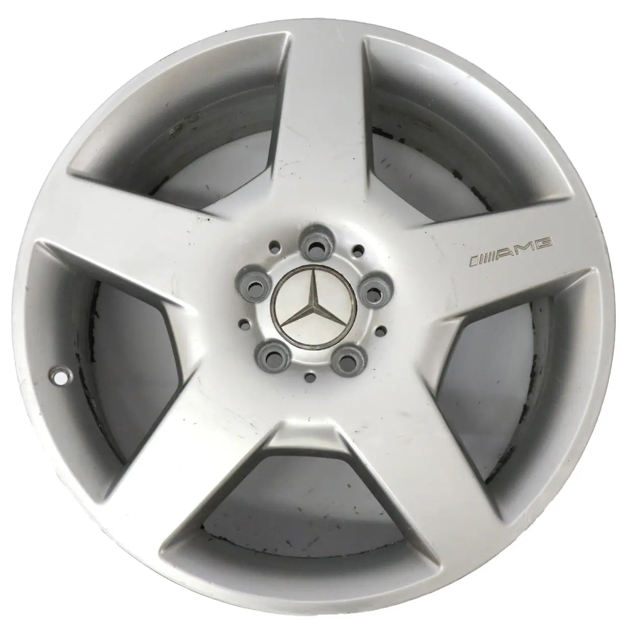 Mercedes W164 X164 Silver Wheel Alloy Rim 8,5J 19" ET:58 5 Spoke A1644011802