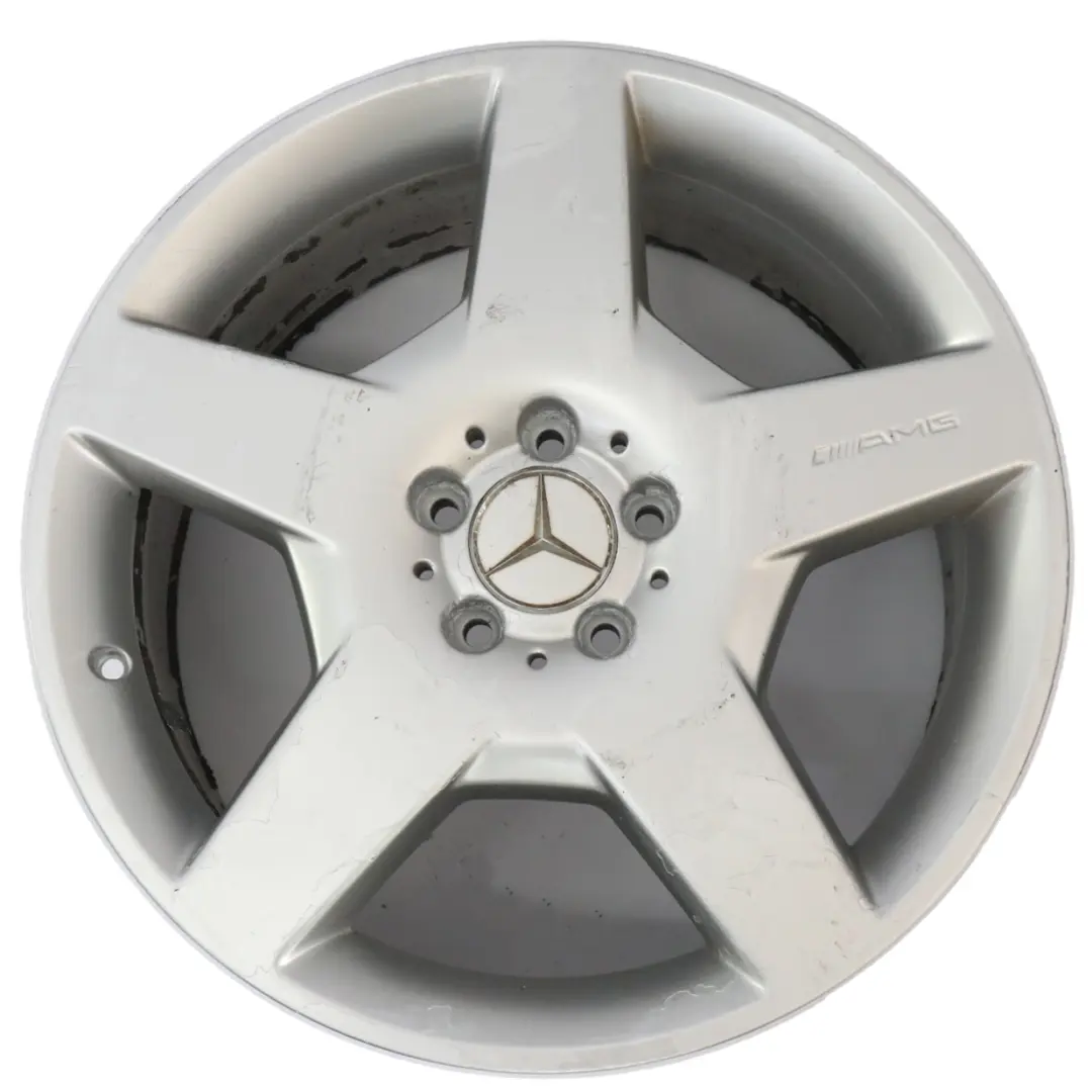 Mercedes W164 X164 Silver Wheel Alloy Rim 8,5J 19" ET:58 5 Spoke A1644011802