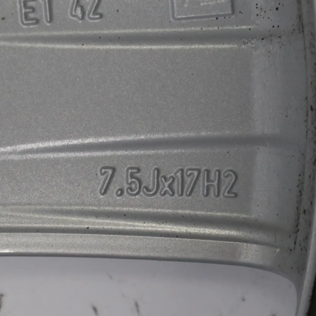 Mercedes R172 Silver Alloy Wheel Rim 17" 7,5J ET:42 5 Spoke A1724013602