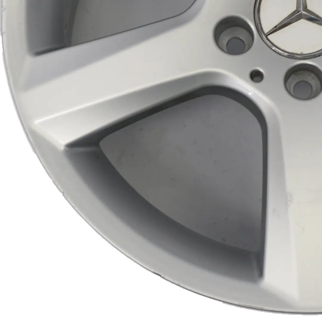Mercedes R172 Silver Alloy Wheel Rim 17" 7,5J ET:42 5 Spoke A1724013602