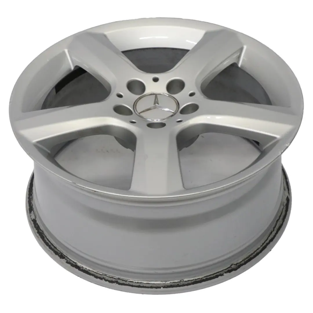 Mercedes R172 Silver Alloy Wheel Rim 17" 7,5J ET:42 5 Spoke A1724013602