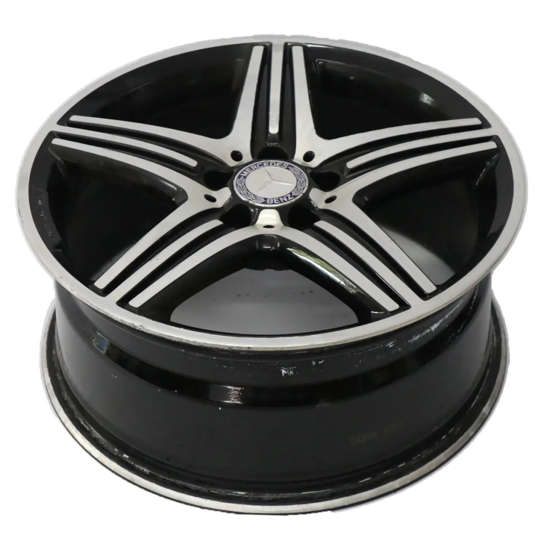 Mercedes W176 AMG Wheel Alloy Rim 18" 5 Double Spoke ET:48 8J A1764010402