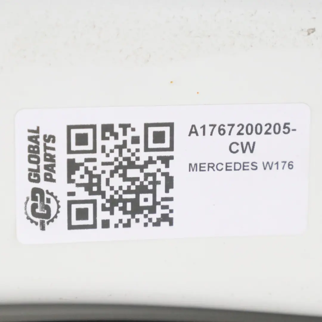 Mercedes W176 Drzwi Prawe Przednie Calcite White Biały - 650