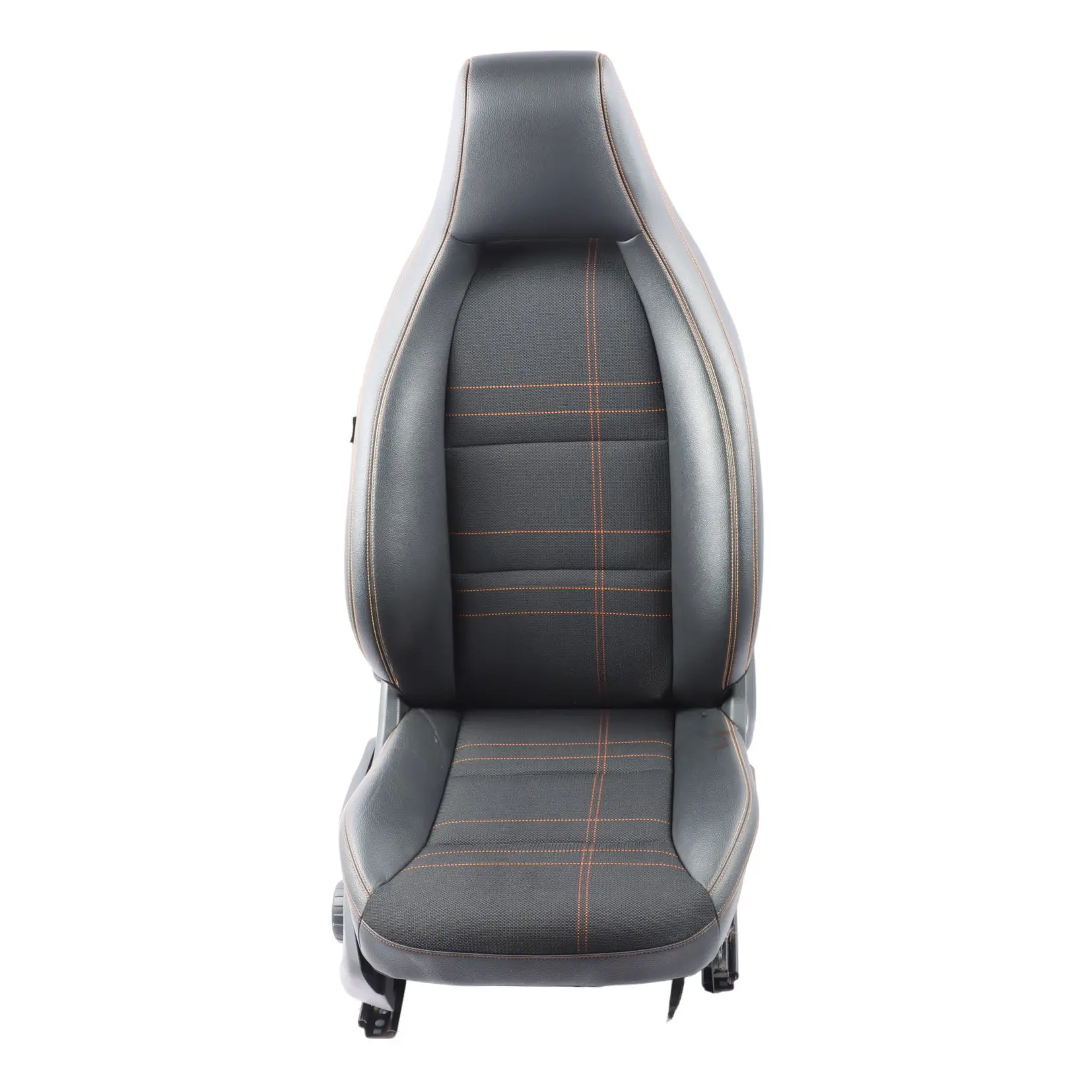 Mercedes W176 Front Seat Sport Right O/S Leather Cloth Black