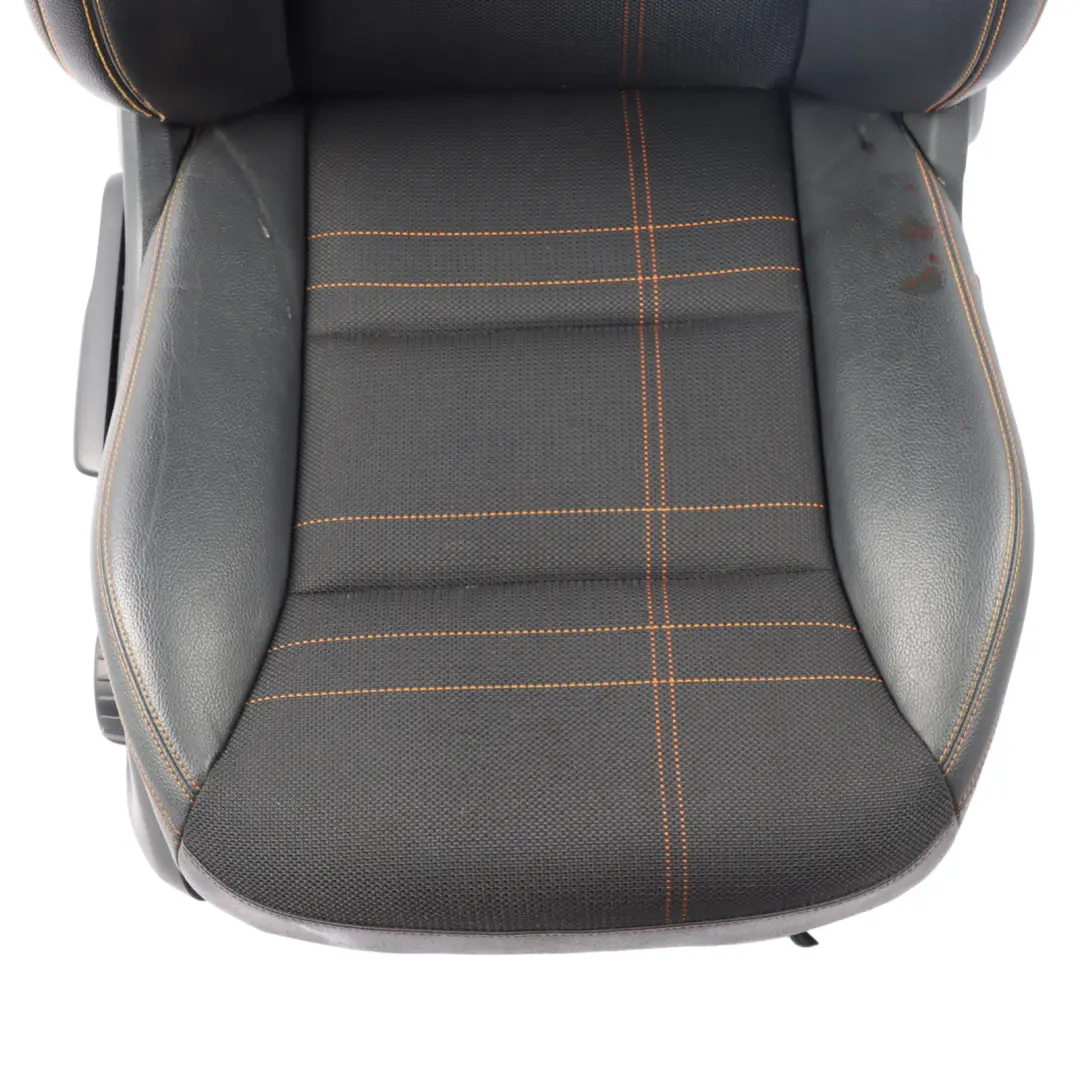 Mercedes W176 Front Seat Sport Right O/S Leather Cloth Black