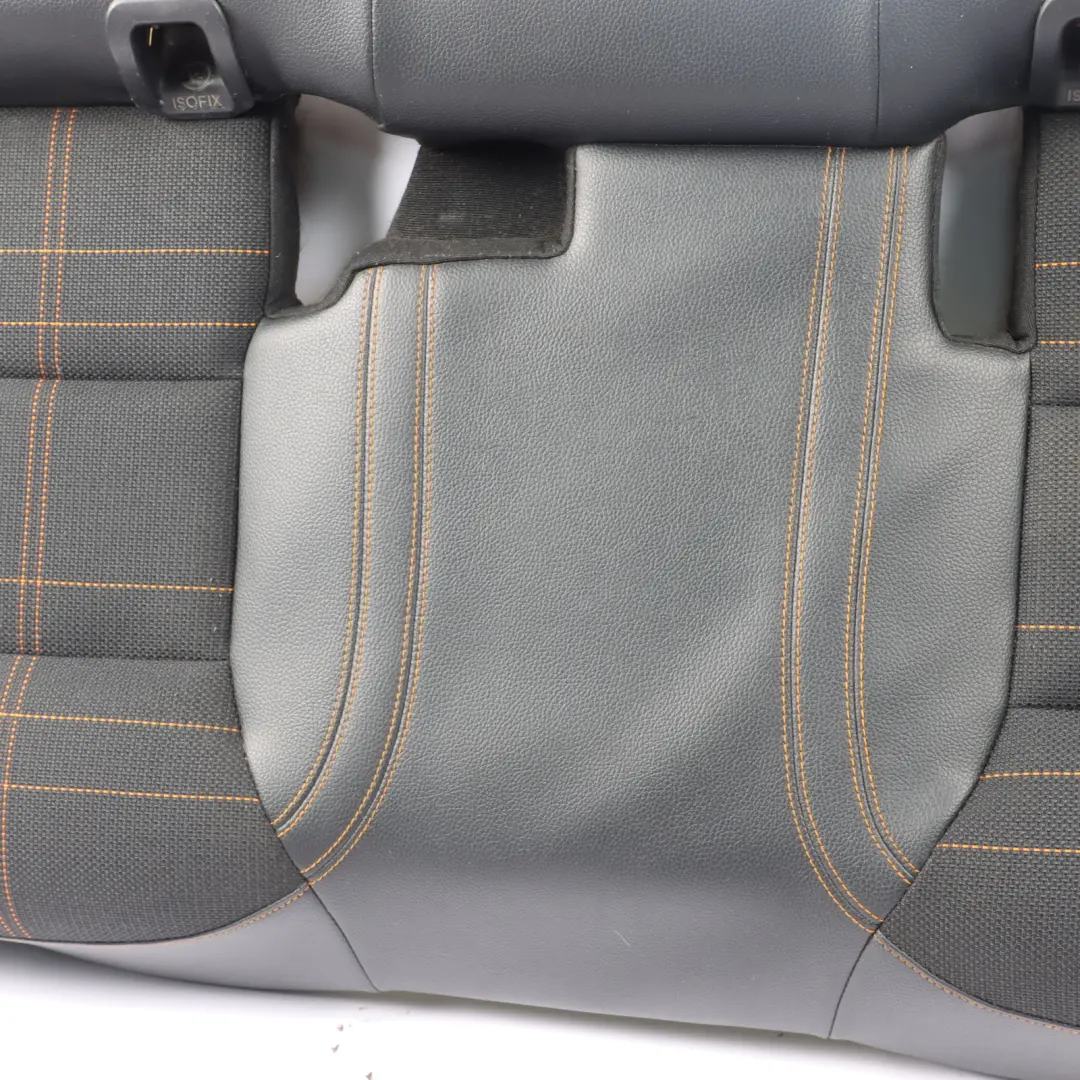 Rear Seat Bench Mercedes C117 W176 Couch Covering Black Leather Fabric