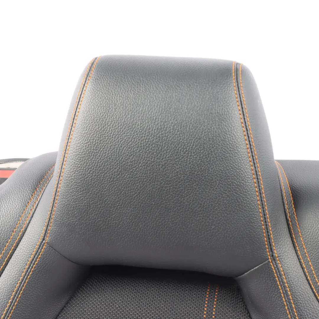 Mercedes W176 Seat Backrest Rear Right O/S Leather Cloth Fabric Black