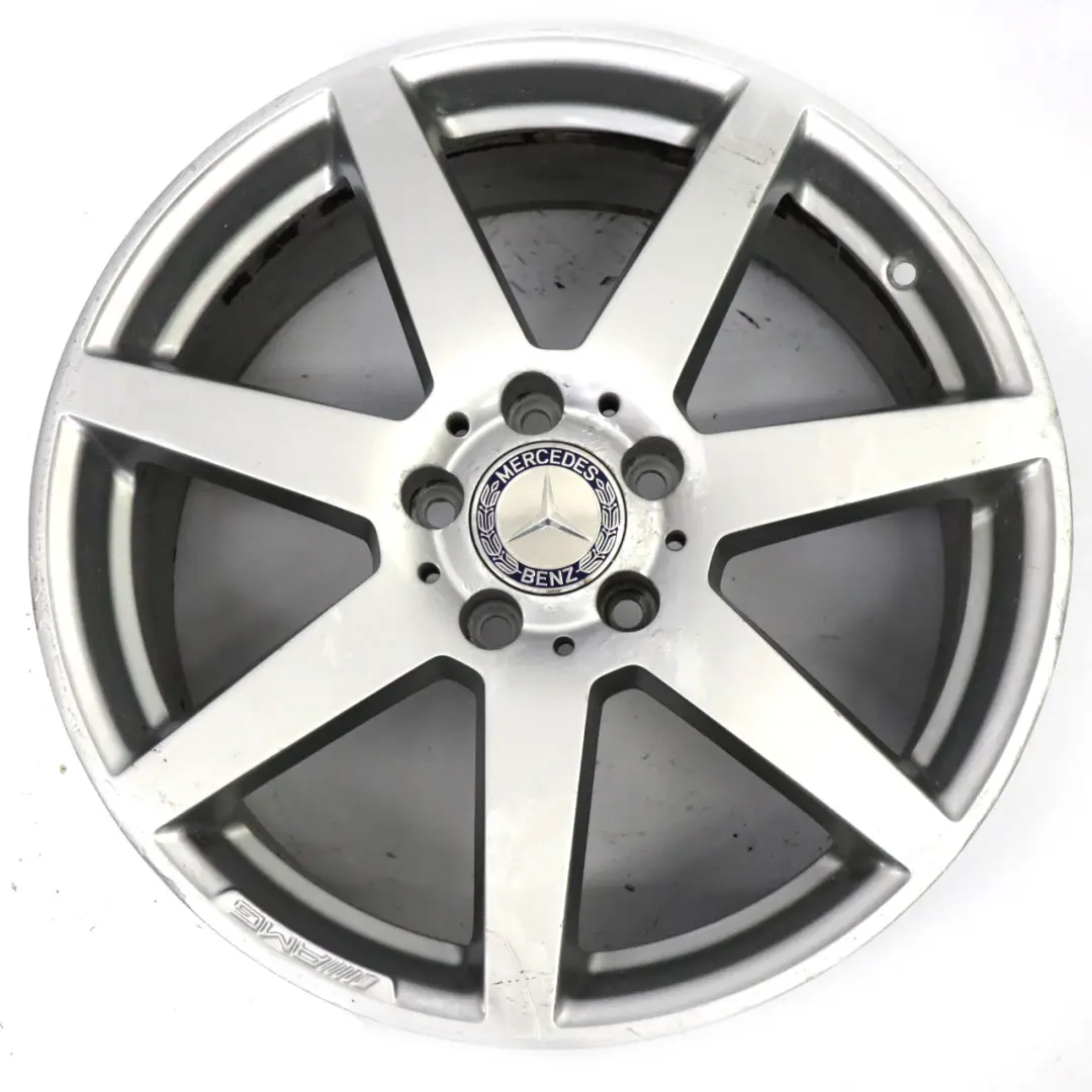 Mercedes W204 7-Spoke Front Alloy Wheel Rim 18" 8J ET:50 A2044019802