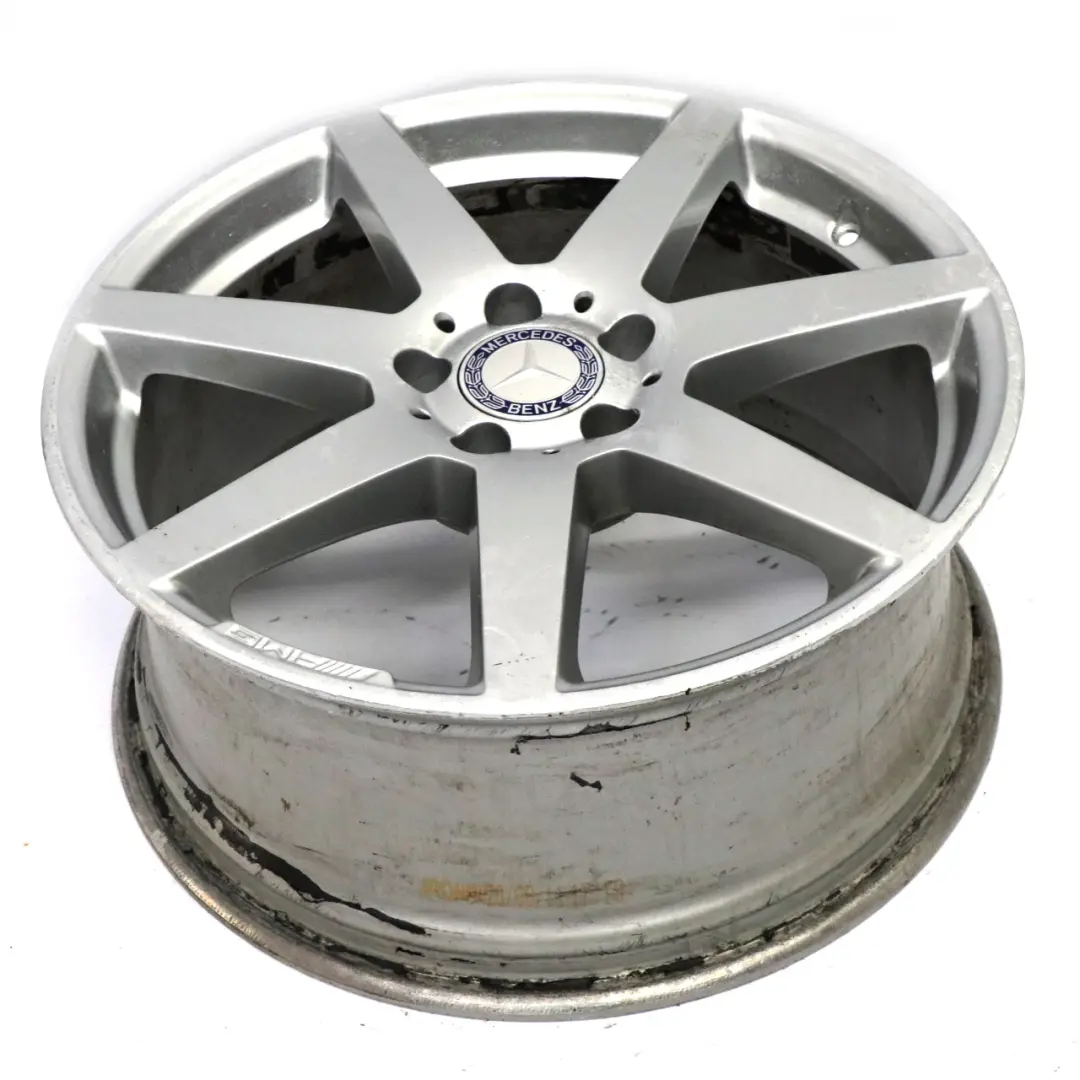 Mercedes W204 7-Spoke Front Alloy Wheel Rim 18" 8J ET:50 A2044019802