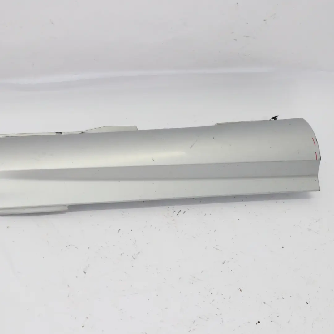 Mercedes C204 AMG Side Skirt Door Sill Cover Right O/S Iridium Silver - 775