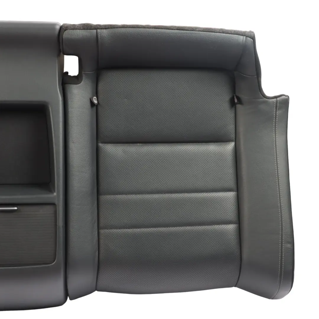 Rücksitzbank Mercedes C207 W207 Coupe Couch Sitzbezug Leder Schwarz