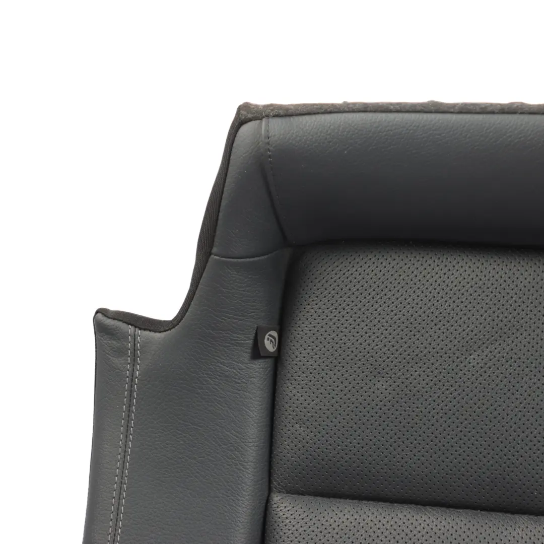 Rücksitzbank Mercedes C207 W207 Coupe Couch Sitzbezug Leder Schwarz