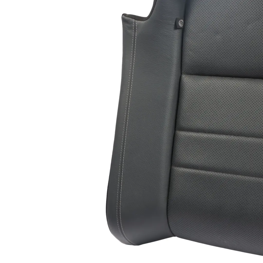 Rücksitzbank Mercedes C207 W207 Coupe Couch Sitzbezug Leder Schwarz