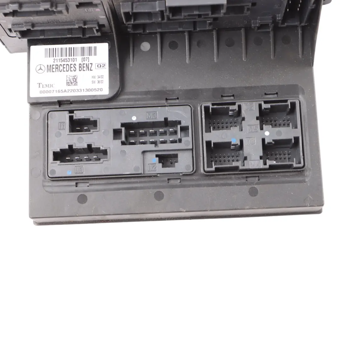 Mercedes W211 Fuse Box Control Unit SAM Module Relay A2115453101