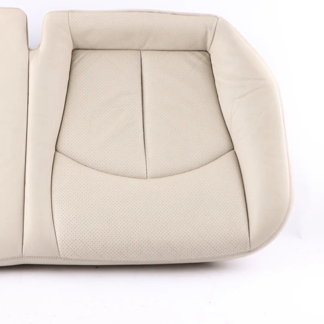 Mercedes W211 Rear Seat Bench Saloon Couch Cover Leather Nappa Amaretta Beige