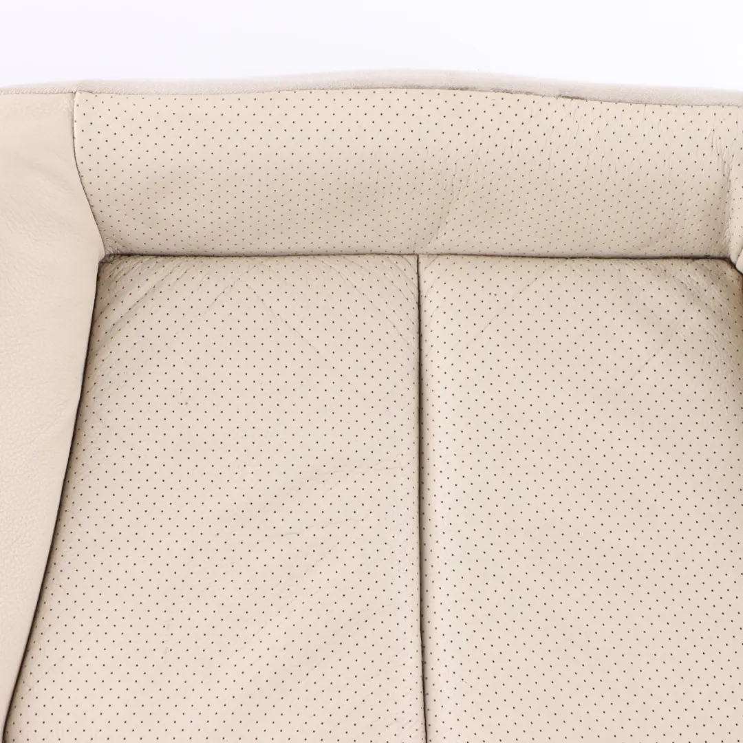 Mercedes W211 Rear Seat Bench Saloon Couch Cover Leather Nappa Amaretta Beige