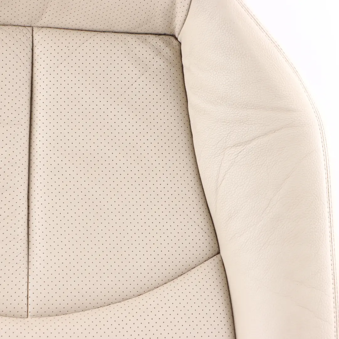 Mercedes W211 Rear Seat Bench Saloon Couch Cover Leather Nappa Amaretta Beige