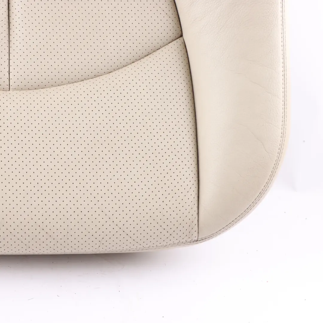 Mercedes W211 Rear Seat Bench Saloon Couch Cover Leather Nappa Amaretta Beige