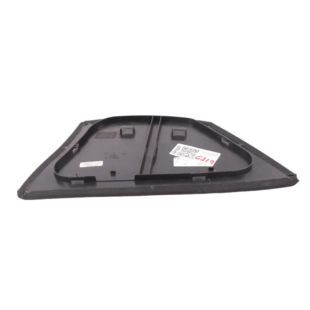 Mercedes C219 Tapa tarjeta puerta trasera derecha panel ajuste tela A2197300648