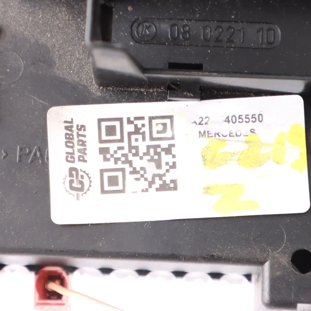 Mercedes W221 Front Fuse Box Relay Control Unit Module A2215405550