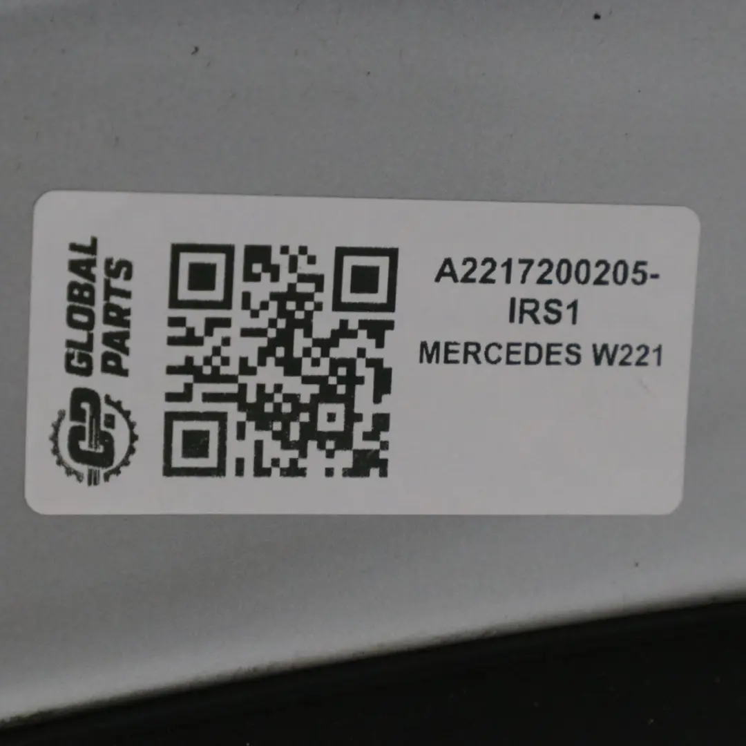 Mercedes W221 Drzwi Przednie Prawy Przód Srebrne 