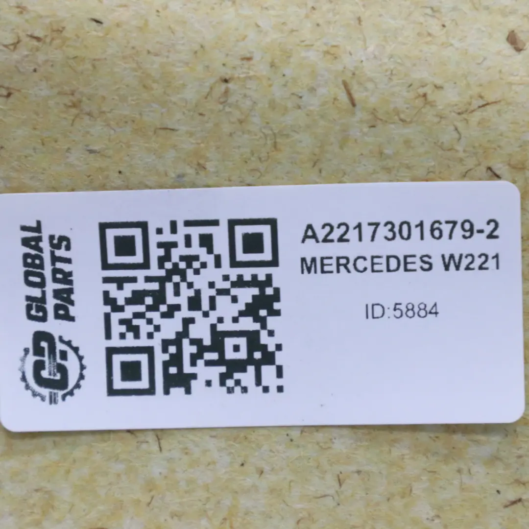 Mercedes W221 Puerta cubierta tarjeta derecha panel ajuste cuero A2217301679