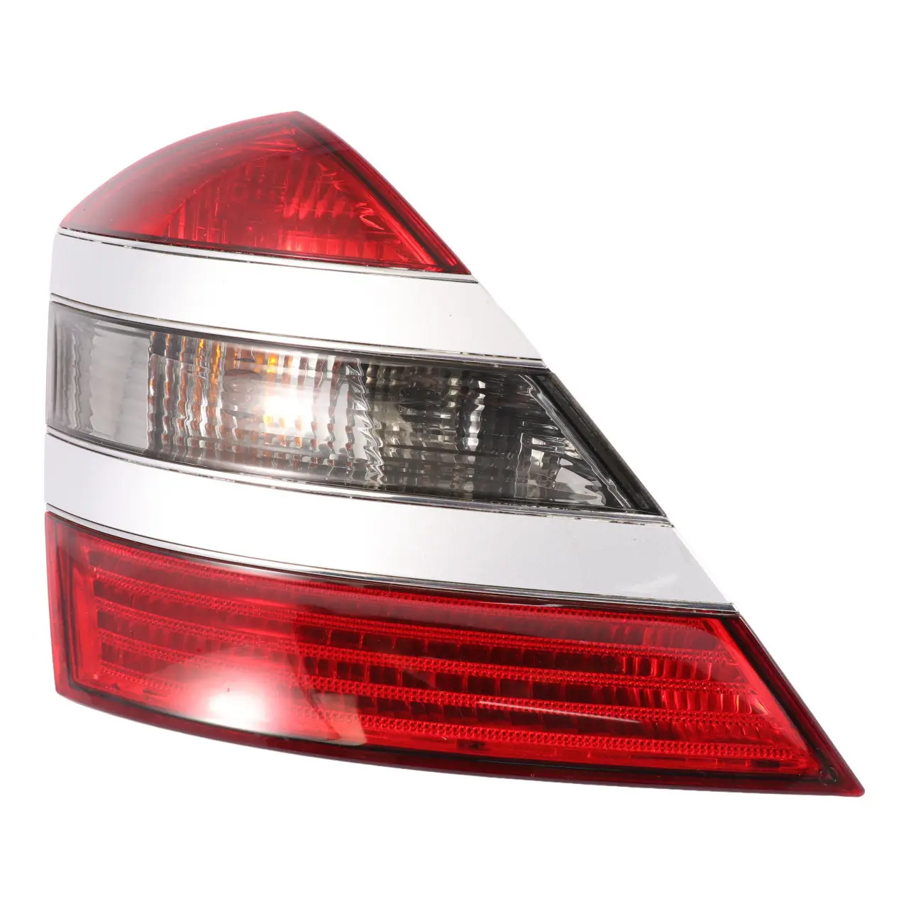 Mercedes W221 Lamp Rear Left N/S Tail Light Iridium Silver - 775 A2218200164